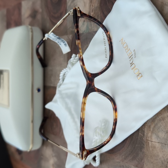 Bottega Veneta Tortoise Glasses + Glass Case, Template, Dust Bag, New in Box ❤️ - Picture 1 of 14
